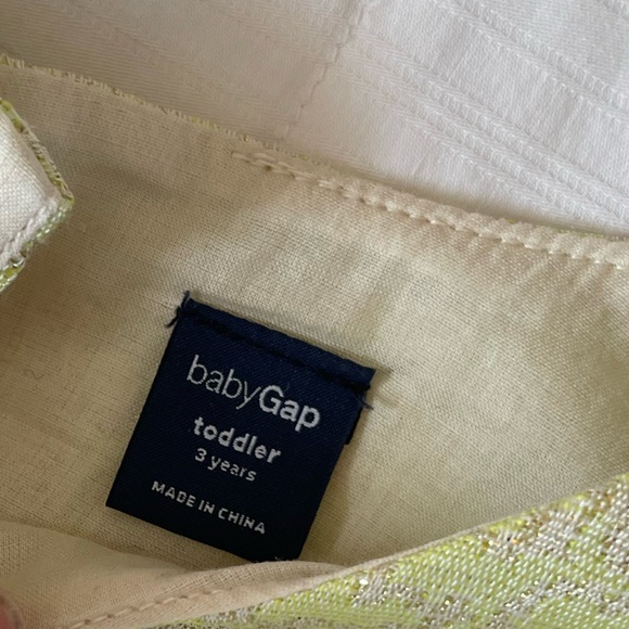 GAP Green and Silver Toddler Dress - Picture 2 of 4